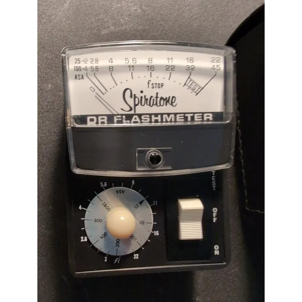 SPIRATONE DR FLASHMETER With Case Vintage Untested